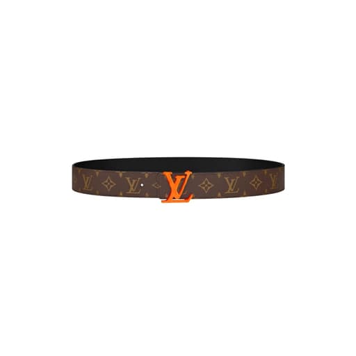 Luxury x Virgil Abloh Solar Ray LV Initiales Shape Monogram 40MM Belt (2019)