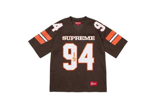 Supreme Sequin Football Jersey 'Brown' (FW25)