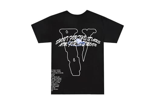 Pop Smoke x Vlone Tracklist Tee Black (SS20)
