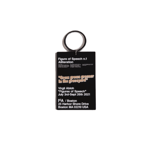 Virgil Abloh x ICA Figures of Speech Keychain Black (SS21)