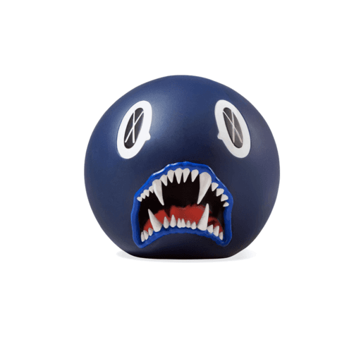 Kaws Cat Teeth Bank Vinyl Figure Blue (2007)