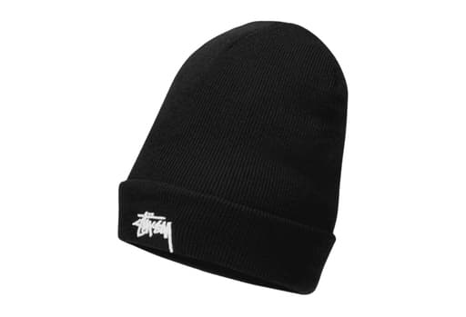 Nike x Stüssy Black Cuffed Beanie (SS22)