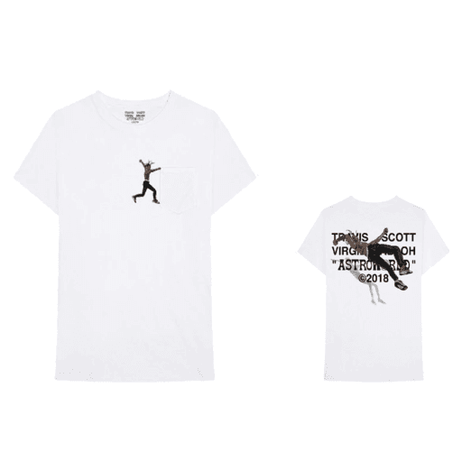 Travis Scott x Virgil Abloh By A Thread Tee (Cactus Jack Version) White (SS18)