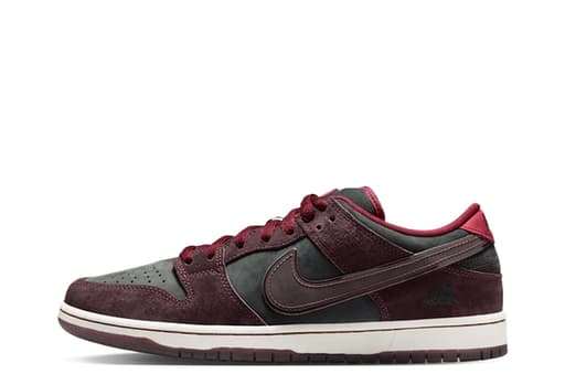Nike SB x RIOT Skateshop Dunk Low 'Mahogany Red' (2025)