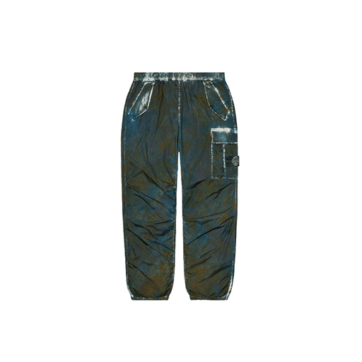 Supreme Stone Island Painted Camo Nylon Cargo Pant Dark Teal (FW20)