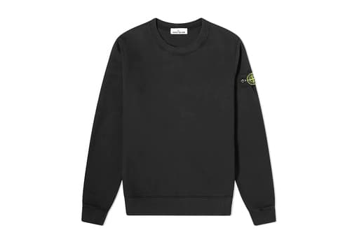 Stone Island Dyed Crewneck Sweatshirt Black (FW21)
