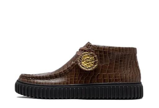 Clarks x Martin Rose x Pleasures CUR Torhill Hi 'Brown Croc' (2024)
