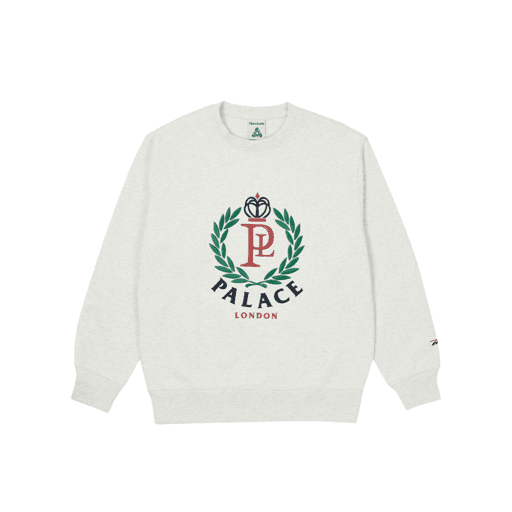 Palace x Reebok NPC Crew Grey Marl (SS21)