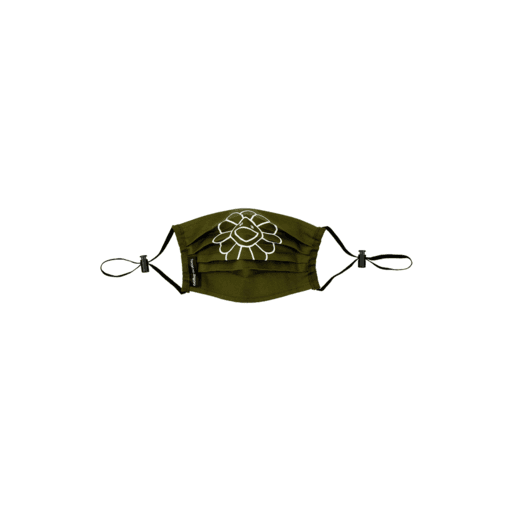 Takashi Murakami Kaikai Kiki Flower Face Mask Moss Green (SS20)