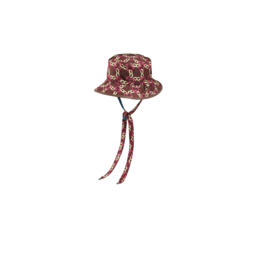 Luxury Gucci x The North Face Self Tie Nylon Hat Burgundy Multi/Silver-Tone (SS21)