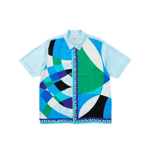 Supreme x Emilio Pucci S/S Shirt Blue (SS21)