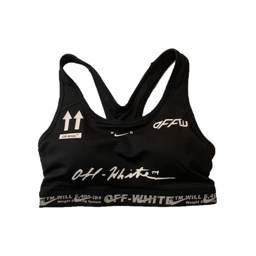 Off White x Nike WMNS Sports Bra Black (2019)