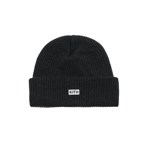 Kith Classic Logo Knit Beanie Black (FW18)