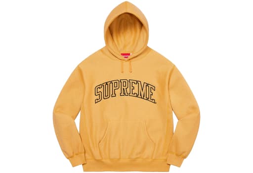 Pleasures Glitter Arc Hooded Sweatshirt Gold (SS23)