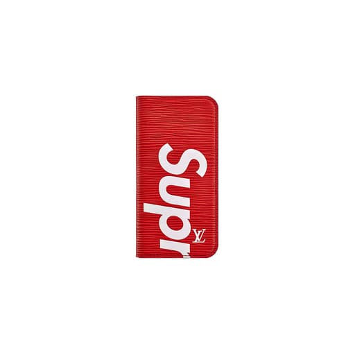 Luxury Louis Vuitton x Supreme iPhone 7 LV Folio EPI Red (FW17)