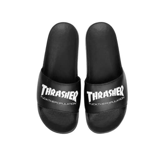 Fuck The Population Thrasher Logo Slides