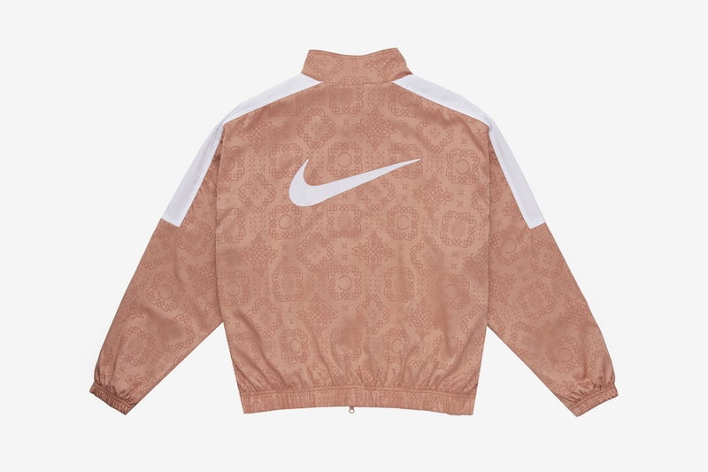 CLOT x Nike Air Force 1 Rose Gold Special Edition Track Top Back