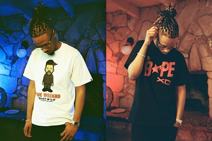 The Weeknd x BAPE T-shirts