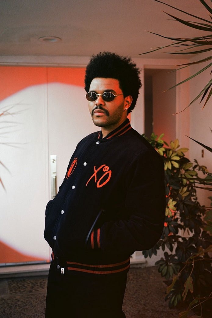 The Weeknd x BAPE Varsity Jacket Front