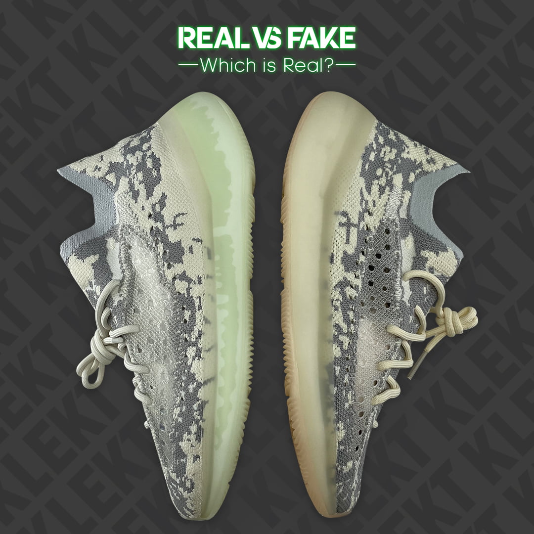 adidas Yeezy Boost 380 Alien Real vs Fake Which is Real
