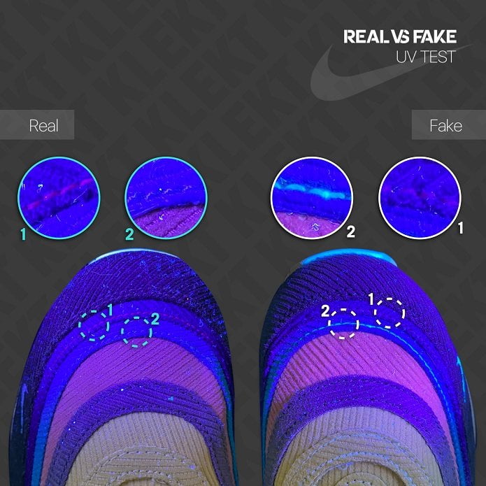 KLEKT Real vs Fake Nike Air Max 197 Sean Wotherspoon UV 2