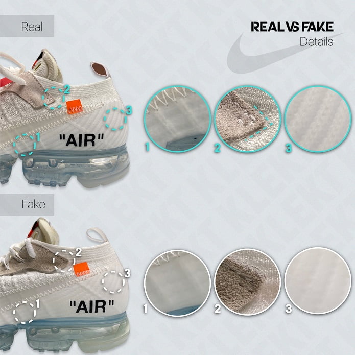 How to Spot a Fake Off-White™ Nike "White" - KLEKT