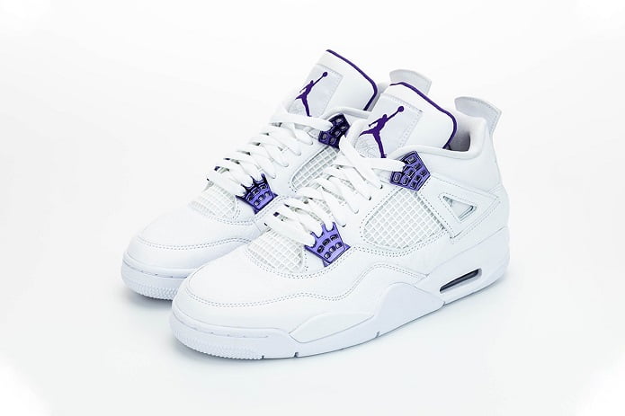Nike Air Jordan 4 Court Purple Pair