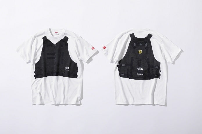 Supreme x The North Face Utility Vest T-shirt SS20