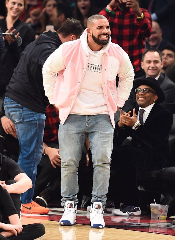 Drake Wearing the Air Jordan 8 Kentucky Madness PE