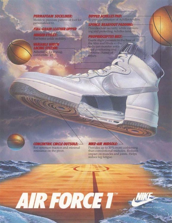 Nike Air Force 1 1982 Advert
