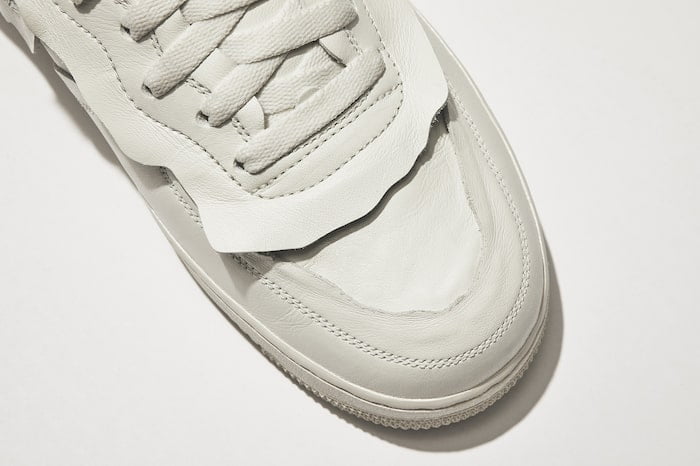 COMME des GAR-ONS x Nike Air Force 1 Mid White 4-min