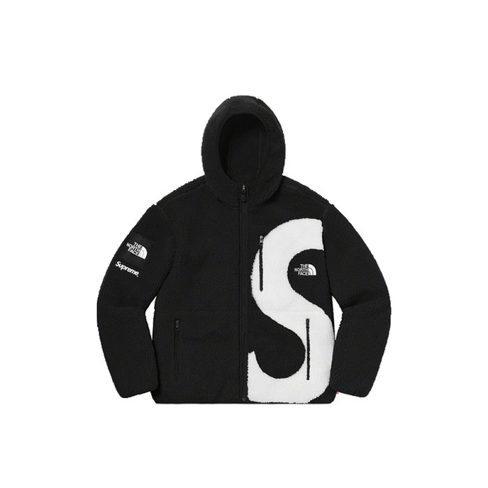 Supreme x The North Face S Logo Chaqueta Fleece con capucha negro