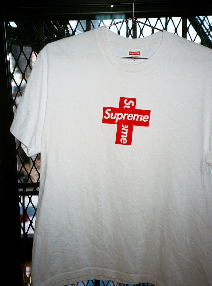 Supreme Winter 20 Camiseta Cross Box Logo Tee-min
