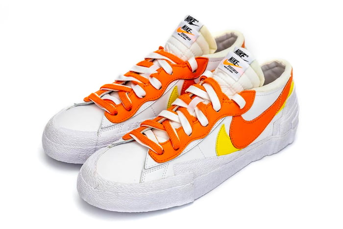sacai x Nike Blazer Low Magma Orange 2