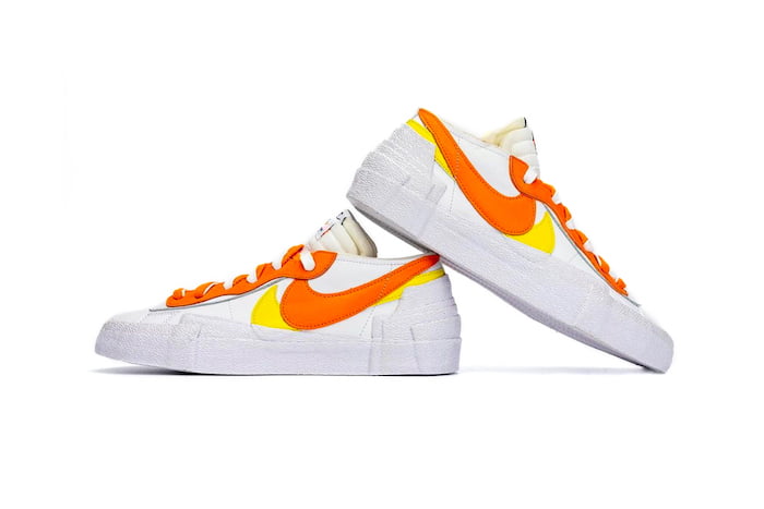 sacai x Nike Blazer Low Magma Orange 3