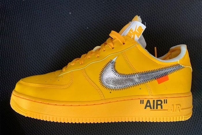 Off-White x Nike Air Force 1 Low University Gold 1